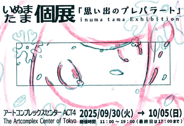 Inumato's solo exhibition 'Prepared Slides of Memories'