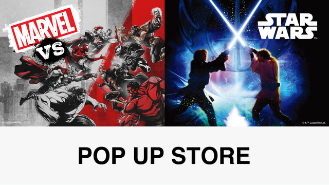 MARVEL POP UP STORE / STAR WARS POP UP STORE
