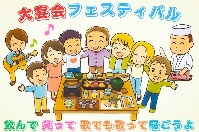 大宴会フェスティバル~飲んで笑って歌でも歌って騒ごうよ~