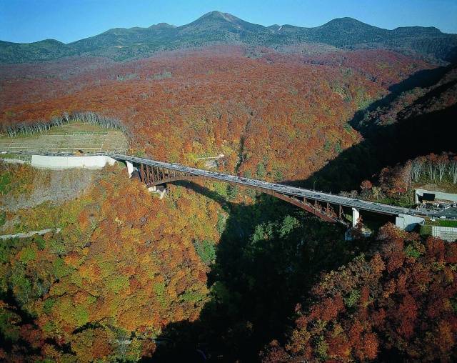 【紅葉・見ごろ】城ヶ倉大橋