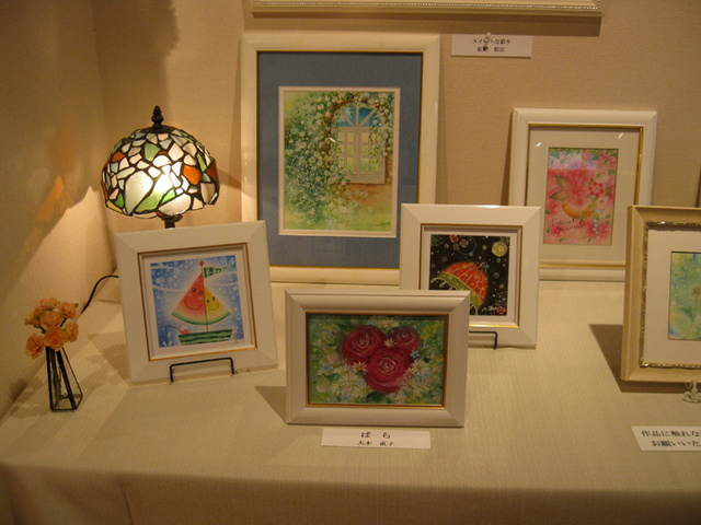ファンタジック水彩画とパステル画＆夢色アート＆布遊び展
