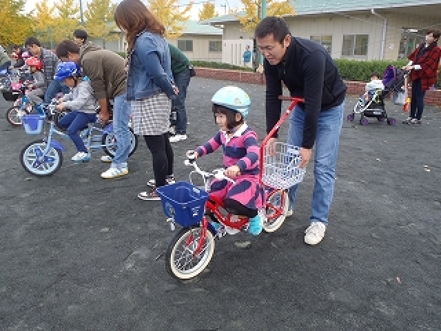 補助輪卒業!自転車乗り方教室
