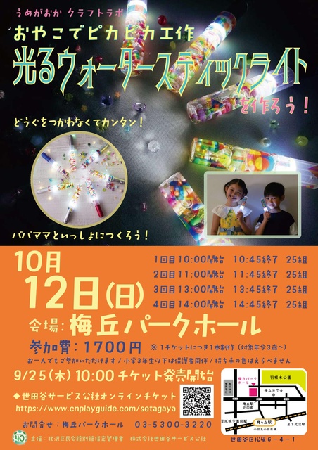 おやこでピカピカ工作　光るウォータースティックライトを作ろう！