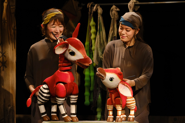 人形劇団プーク公演「オカピぼうやのちいさなぼうけん/きんぎょがにげた」