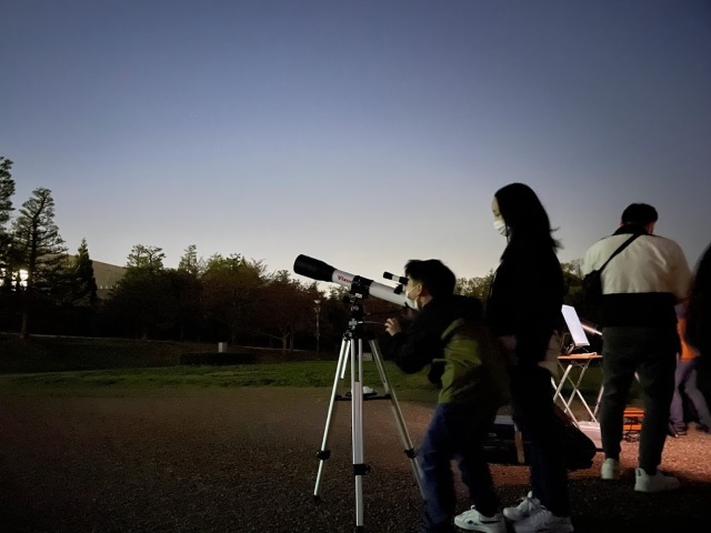 けいはんな子ども天文クラブ天体観望会～秋の星座と星団、銀河～