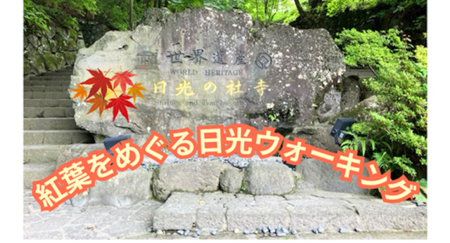 紅葉を巡る日光ウォーキング