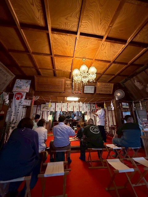賀茂別雷神社神職といざなぎ流太夫による収穫感謝と五穀豊穣の祈り