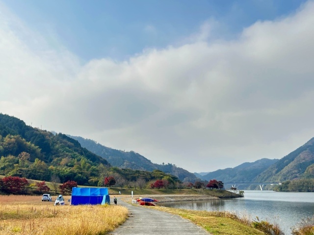 【紅葉・見ごろ】奥津湖・苫田ダム