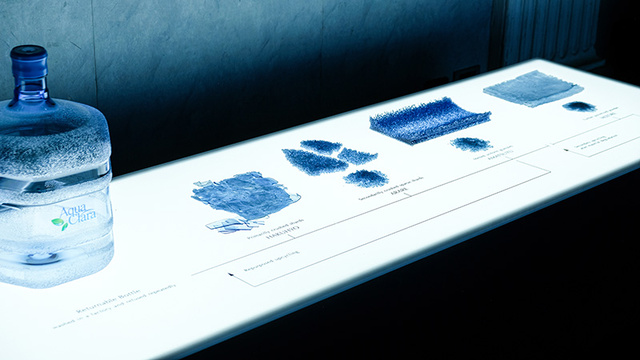 ウォーターボトルのアップサイクルプロジェクト「TRACE OF WATER ‐水の痕跡‐」