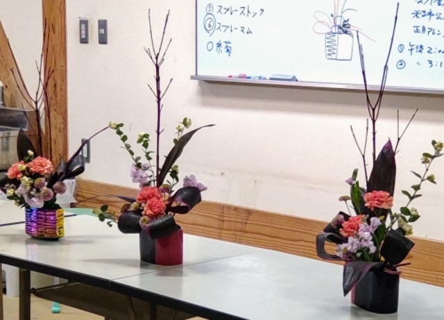フラワーアレンジメント教室（11月）