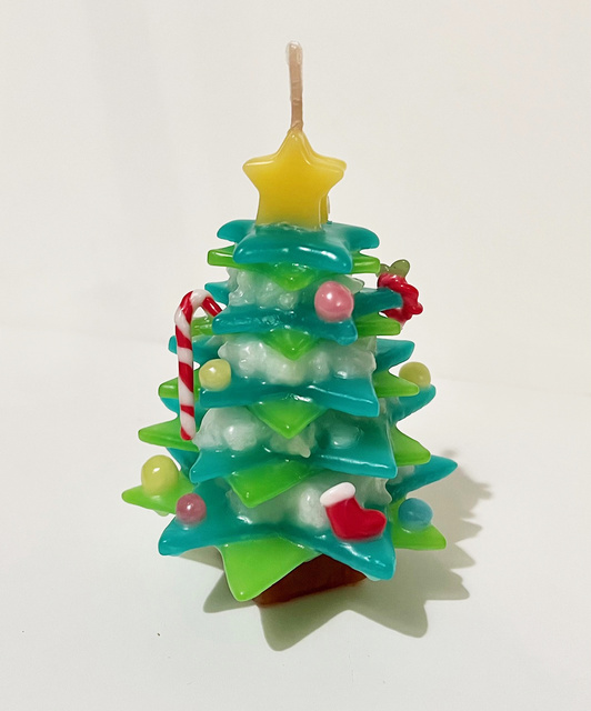 クリスマスツリーキャンドルを作ろう！