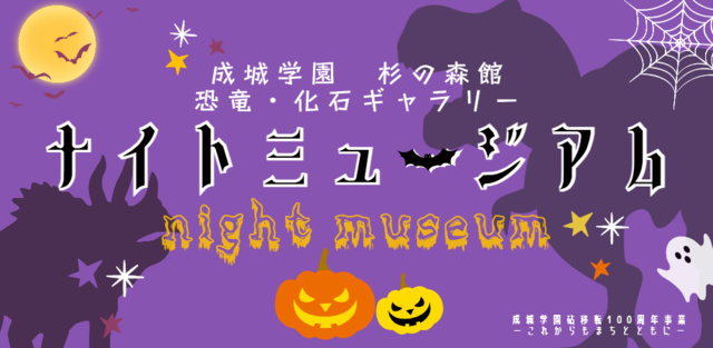 成城学園「恐竜・化石ギャラリー」 ナイトミュージアム