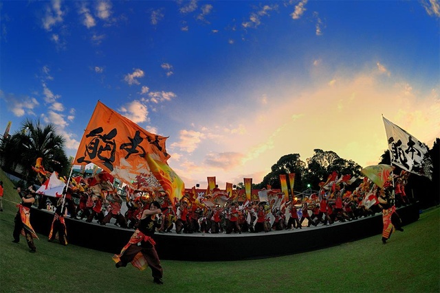 市比野温泉よさこい祭り