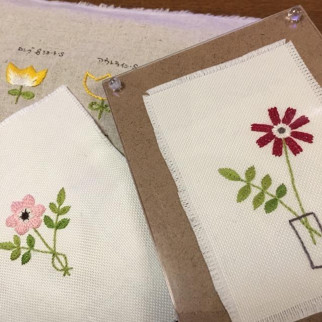 クラフトハートトーカイ（アピタ千代田橋店）10月刺繍ワークショップ