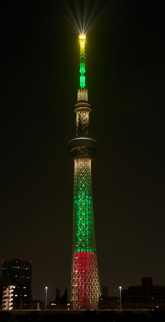 東京スカイツリークリスマス特別ライティング