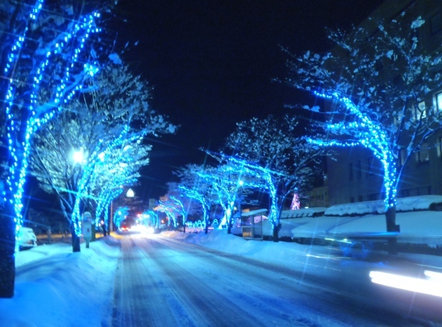 見附市街路樹イルミネーション2025