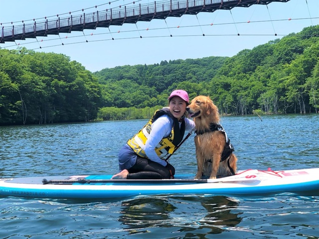 DOG SUP & ピックルボール体験 in 須磨ヨットハーバー