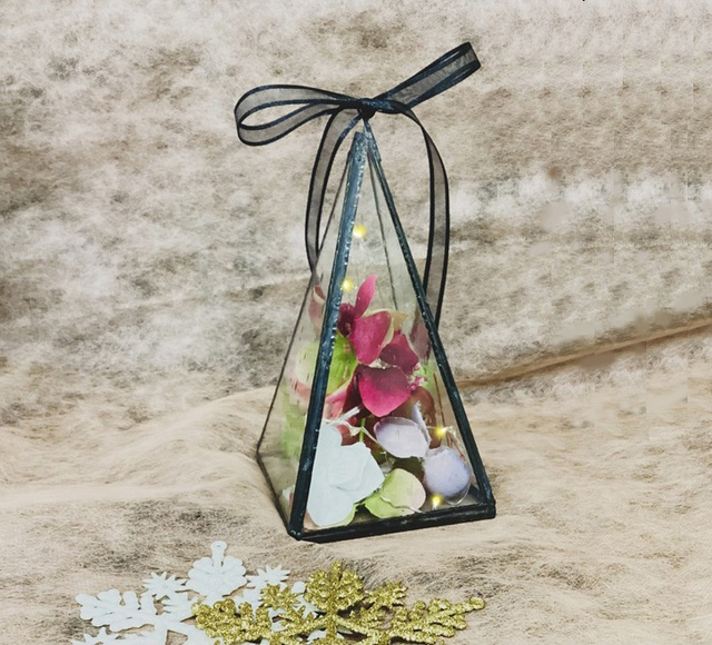 クリスマス1dayレッスン　ピラミッド型 ステンドグラスツリー