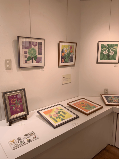 季節の草花を縫う キルティングアート展