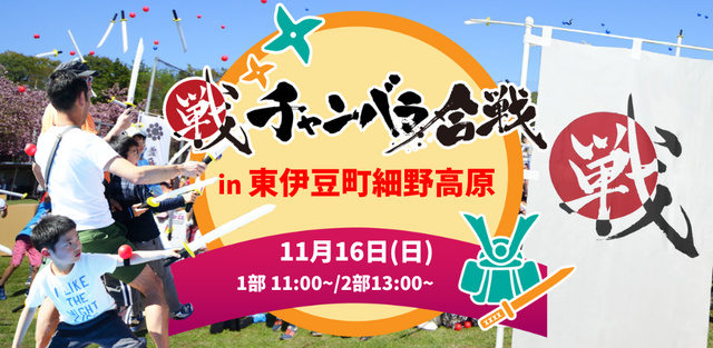 チャンバラ合戦 in細野高原