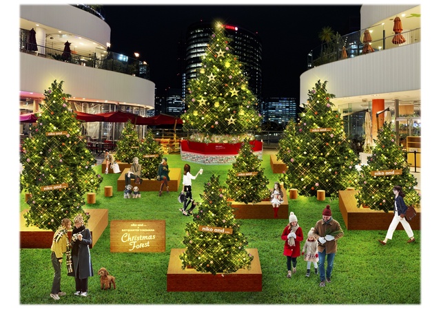 niko and ...×横浜ベイクォーターChristmas Forest