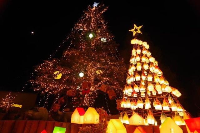 モクモク冬のイルミネーション