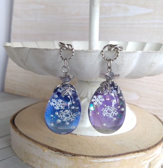 クラフトハートトーカイ（コクーンシティ店）11月雪降る夜の卵型バッグチャームワークショップ