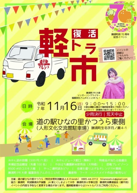 阿波かつうら　復活　軽トラ市